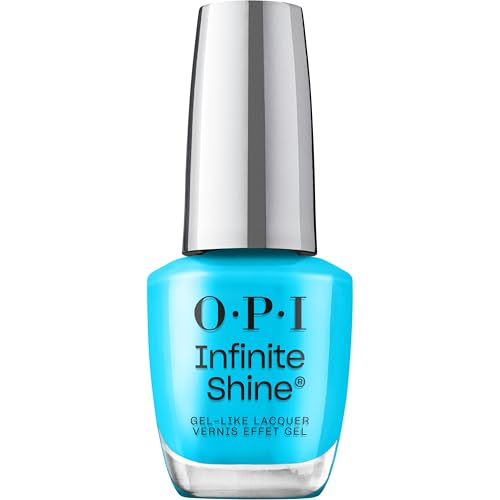 OPI Infinite Shine Beach Party Teal Dawn | Opaque Bright Aqua Blue Crme Long Wear Nail Polish | Trip to the Brite Side | Summer 2026 Collection
