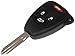 Dorman 92087 Keyless Entry Transmitter Cover Compatible with Select Jeep Models, Black