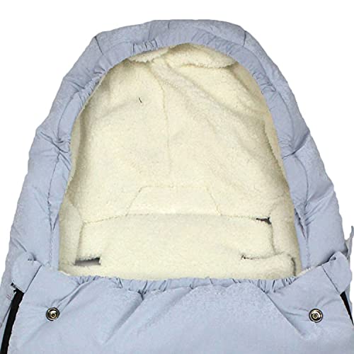 Coprigambe Dooky, Per Carrozzina, Seggiolino Auto O Passeggino (Vestibilità Universale, Doppia Zip, Cinture A 3 E 5 Punti, Dimensioni: 0-9 Mesi (70X40X8Cm)), Blue Mountain - 3