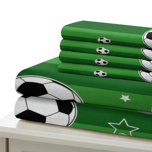 Parure de lit football pour chambre d'ado avec housse de couette imprimé 3D - 7