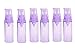 erioctry 5ML Airless Pump Bottle-Empty Refillable Airless Vacuum Pump Cream Lotion Bottle Travel Bottles Toiletries Liquid Container for Cosmetic Make-up Pack of 6 (Purple)