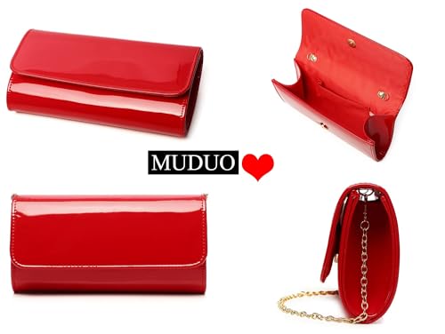 Image of Women Patent Leather Wallets Fashion Clutch Purses Evening Bag Many colors Handbag