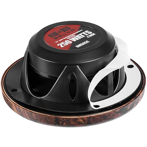 Image of BELVA BMS65C 500W Peak (250W RMS) 6.5 inch 2-Way Coaxial Marine Speakers (Outdoor Camo) for Boats /ATV /UTV /SxS /Powersport