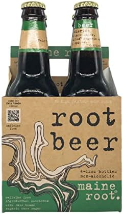 Maine Root Soda Root Beer Sweeten, 48 fl oz, 4 ct