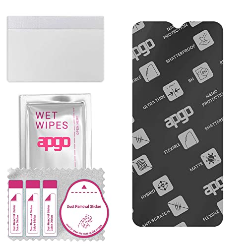 apgo Protector de pantalla MATTE Hybrid Glass para Oppo A15s