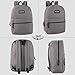 Trail maker Classic 17 inch Backpacks with Adjustable Padded Straps | School Backpacks for Girls, Boys (Grey)
