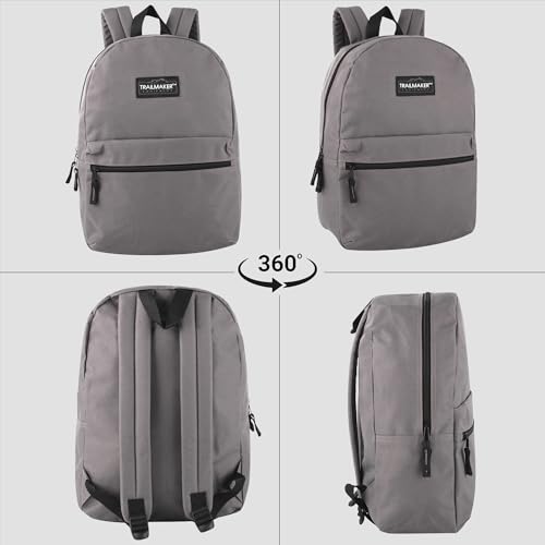 Image of Trail maker Classic 17 inch Backpacks with Adjustable Padded Straps | School Backpacks for Girls, Boys