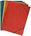 Grafoplás 98490199 Pack de 5 Carpetas de Cartón, A4 con Solapas y Cierre de Gomás Elásticas Cinco Colores Cartongraf XS, Colores Surtidos