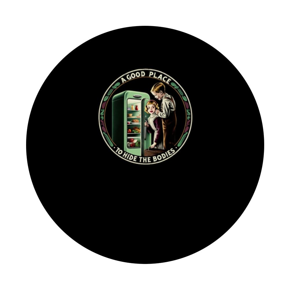 Funny Childhood Activities Dark Humor PopSockets Swappable PopGrip, Black - Image 3