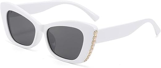 Karsaer Cat Eye Sunglasses for Women Trendy Vintage Style Shades with UV400 Protection Ladies Shades E1382