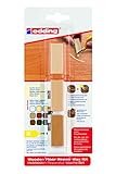 edding 8902 juego de cera reparadora de suelos de madera - haya/arce - 3 ceras duras - para reparar daños y arañazos en suelos de madera