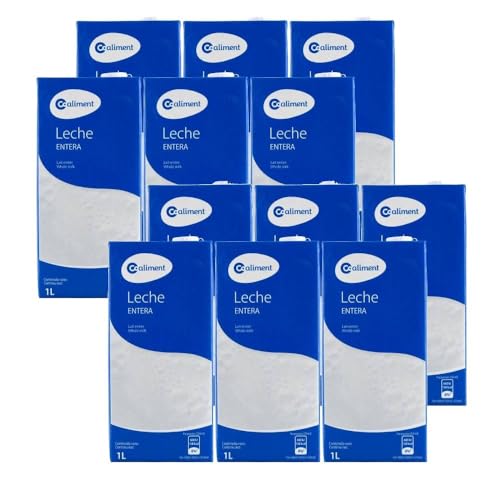 Leche entera Coaliment 1 litro 6 bricks pack de 2