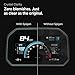 Spigen Tempered Glass Screen Protector [GlasTR Slim] designed for BMW R1250GS (2018-2026) 6.5 inch instrument cluster - Crystal Clear