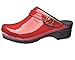 Sanita | Freya offener Clog | Original handgemacht | Flexible Leder-Clogs für Damen | Anatomisch geformtes Fußbett mit weichem Schaum | Verstellbarer Fersenriemen | Rot | 38 EU offene Form günstig Kaufen-Sanita | Freya offener Clog | Original handgemacht | Flexible Leder-Clogs für Damen | Anatomisch geformtes Fußbett mit weichem Schaum | Verstellbarer Fersenriemen | Rot | 38 EU