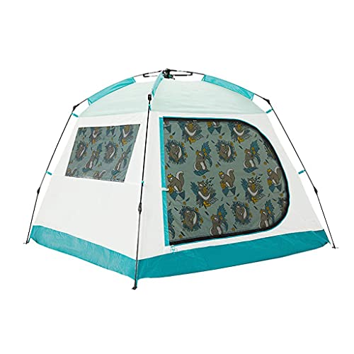 Tente familiale 3-4 personnes pour le camping et les vacances d'été en plein air