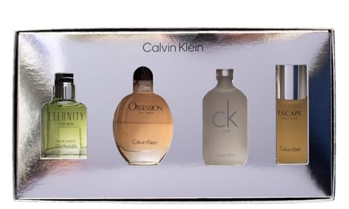 Eternity Obsession One Escape Gents Men EDT Fragrance Aftershave Perfume CK Mini Gift Set 15ml each