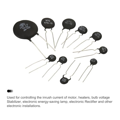 Thermistances NTC 3950 uxcell : kit de 81 capteurs et limiteurs de courant