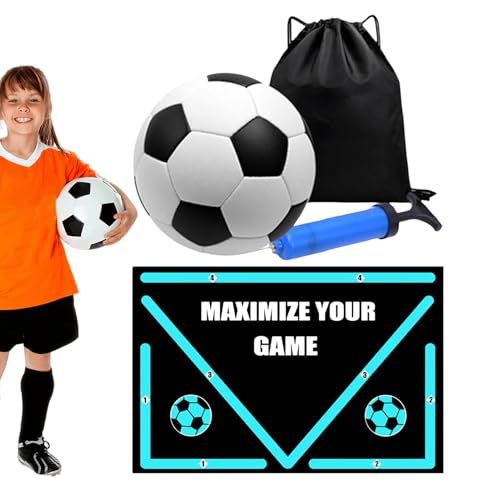 Tapis d'entraînement de football en caoutchouc pliable pour le contrôle du ballon en intérieur