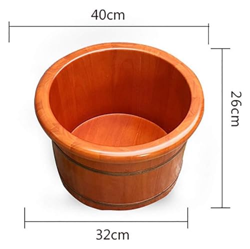 Tina de Madera Maciza para Pies Spa y Relajación miniatura 3