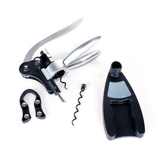 Wine Openers, Rabbit Style Lever Wine Bottle Opener Wine Corkscrews, Manual Wine Bottle Opener with Foil Cutter - Image 3