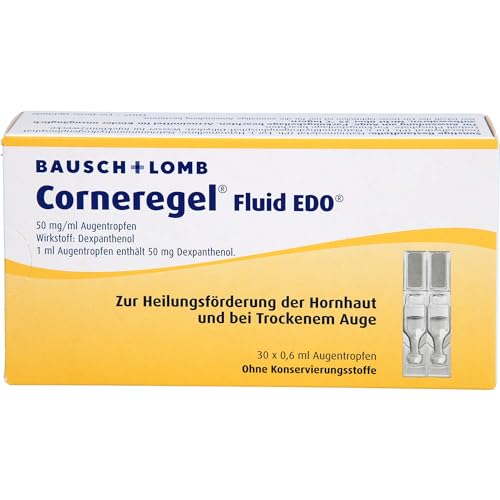 CORNEREGEL Fluid EDO Augentropfen 30X0.6 ml