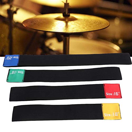 Sterke Elasticiteit Drum Cymbal Mute Belt voor drumliefhebbers - Image 8