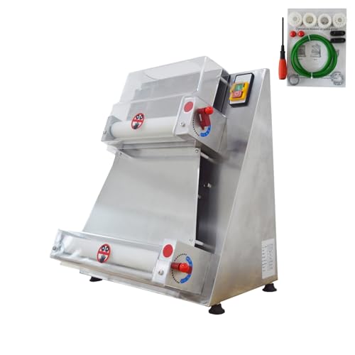 WYDDDARY Dough Press Electric Pizza Dough Roller Pastry Presses 240pcs-260pcs/h Sheeter Pizza diameter 3.94