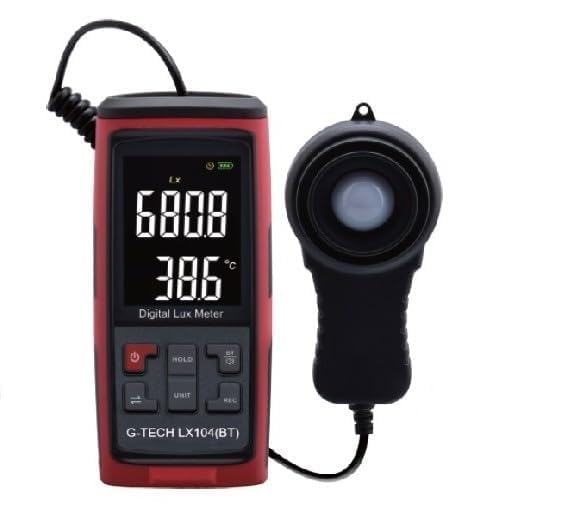 G-TECH Digital Light Meter LX104 BT, USB and Bluetooth Options, 0-200000 Lux Range & 18581FC, Temperature Measurement, SOLD BY TECHNO INSTRUMENTS BANGALORE-image-49