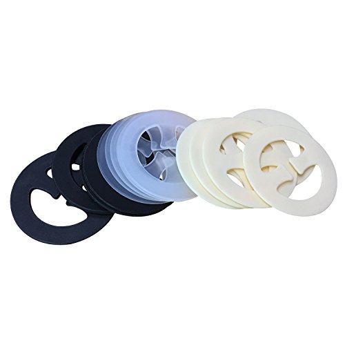 Honbay 15Pcs Round Shape Women Bra Strap Control Clips Buckles Shoulder Strap Anti-Slip Buckles Conceal Straps For Racer Back #TOP4