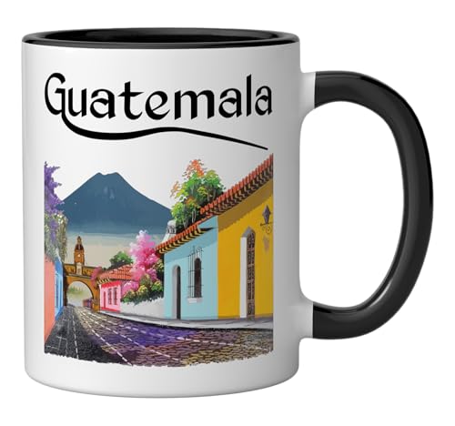 Taza de cerámica 11 onzas diseño cultural guatemalteco miniatura 2