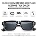 DYSAKER Rectangle Sunglasses for Men Women, Trendy Square Frame Sun Glasses Fashion Retro 90s Chunky Designer Shades