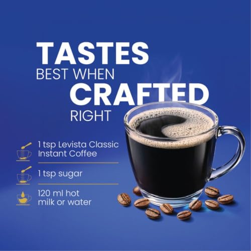 Image of Levista Classic Instant Pure coffee 50GM Pouch