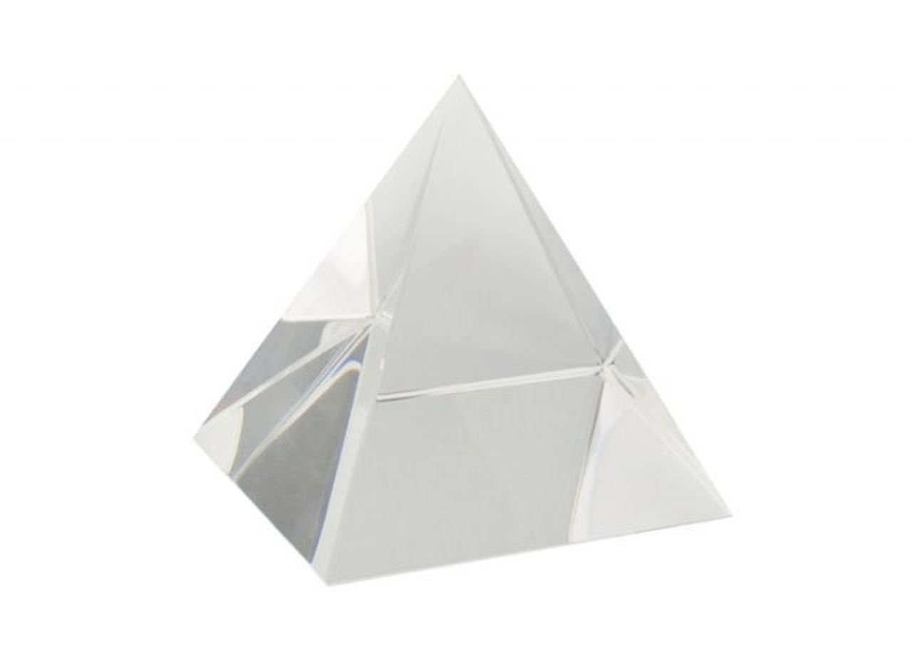 Ten Piramide in Cristallo cod.EL35138 cm 9,8x9,8x9,8h by Varotto & Co.