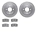 Dynamic Friction Company Front Brake Rotors with 5000 Advanced Brake Pads 6502-59129