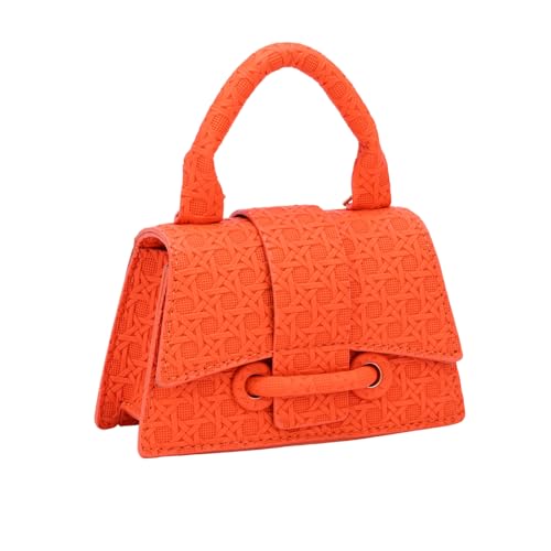 Image of Ayliss Micro Mini Crossbody Handbag Women's Purse Clutch Cute Mini Trendy Bag Top Handle PU Leather Shoulder Bag