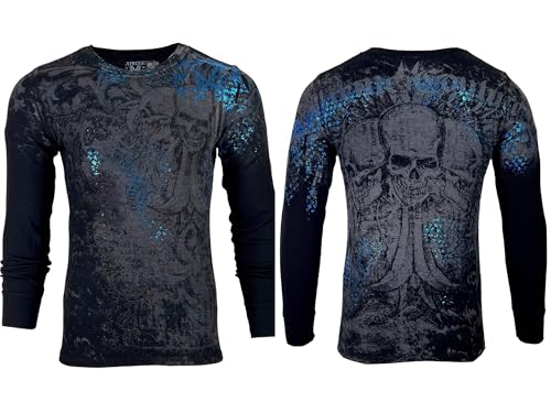 Xtreme Couture by Affliction Men's Thermal Shirt Sherwood2