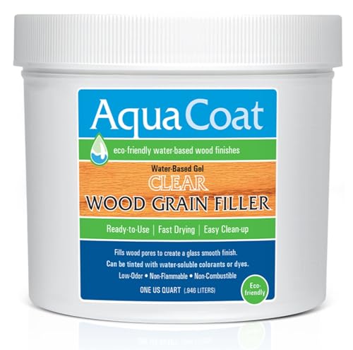 Aqua Coat Water-Based Clear Wood Grain Filler Gel