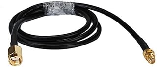 1.6ft Rf Wire Connector SMA Female Nut to Rp-SMA Male Straight Assembly Extension Coaxial Cable Rg58 50cm for Wireless Antenna Ships from USA