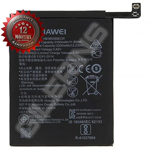 Image of THE BATTERY STORE Orignl HB386280ECW Battery Compatible for Honor 9, Huawei P10 STF-L09, VTR-L09, VTR-L29 Battery with 6 Months warrenty and high Capacity Battery Backup (for Honor 9, Huawei P10)