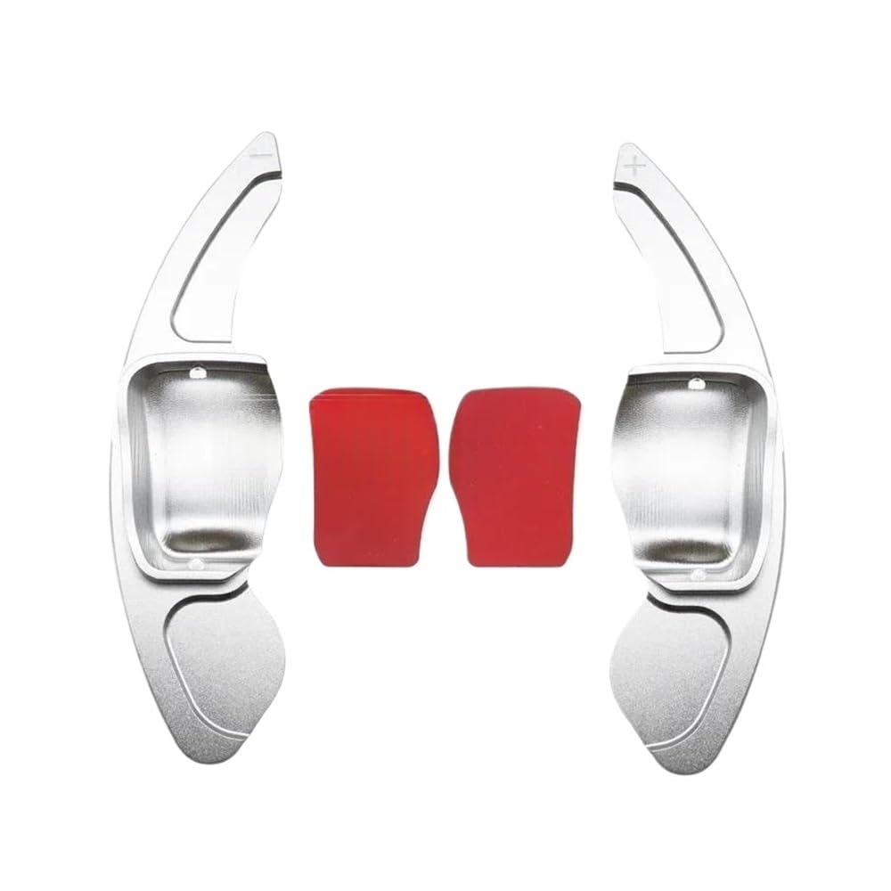 Lace2t Silver Car Shift Paddles Car Steering Wheel Paddle Shifters Extension For Golf 6 Mk5 Mk6 Gti R20 R36 Cc For Scirocco