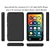 Mp3 Player Case for innioasis G1 G3 4.0 inch, Fotosuncy Slim Fit Soft TPU Matte Cover with Cleaning Cloth Black