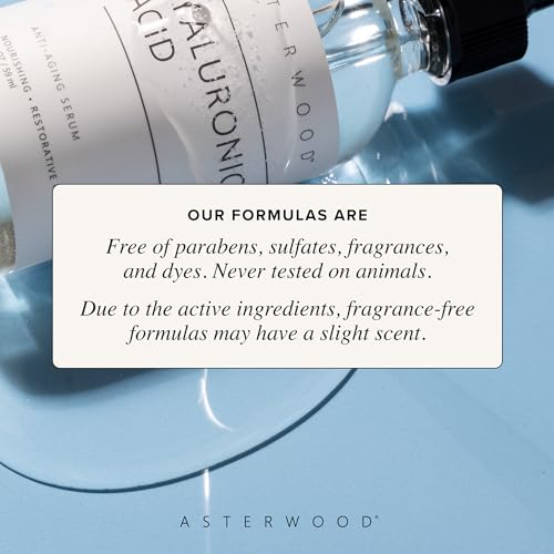 Asterwood Pure Hyaluronic Acid Serum for Face - Plumping, Anti-Aging, Hydrating - Fragrance-Free - 1 Fl Oz - Image 6