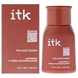 ITK Tri-Acid Facial Toner with AHA, BHA, PHA + Niacinamide - Exfoliate Face + Minimize Pores - Salicylic + Lactic Acid - Brighten Dark Spots + Glow, 5 Fl Oz