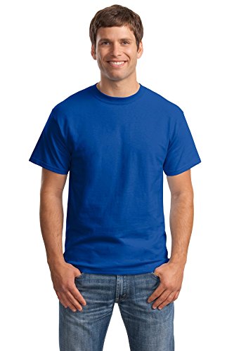 Hanes Mens Beefy-T Born To Be Worn 100% Cotton T-Shirt, XL, Deep Royal