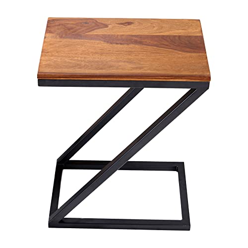 Riess Ambiente Handgearbeiteter Beistelltisch Butler 30cm Sheesham Stone...