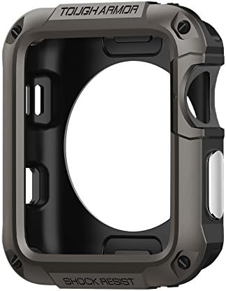 قیمت و خرید Spigen Tough Armour for Case Watch Apple با محافظ شدید و سنگین  محافظ صفحه نمایش برای محافظ صفحه نمایش 42 میلیمتری Apple Watch Series 3 /  Series 2/1 /
