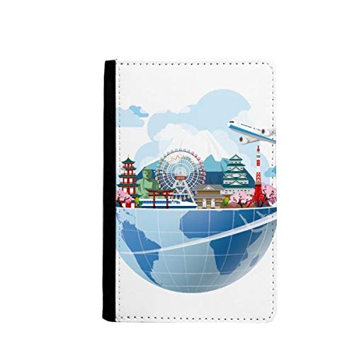 Porte-passeport Japon Fuji Sakura et étui de voyage pour carte d'identité