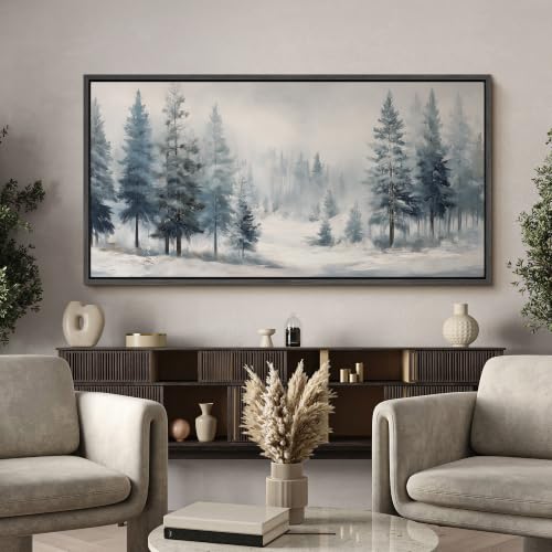 Image of MUDECOR Extra Large Framed Canvas Print Wall Art Pine Art for Living Room
