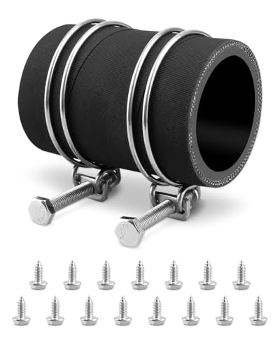 Gas Fuel Tank Filler Hose Install Kit Fit for Ford Mustang/Falcon, Fit for Mercury Cougar/Comet/Montego/Caliente, 2 1/4