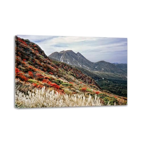 Impression sur toile d'automne décoration murale forêt nature 40x60